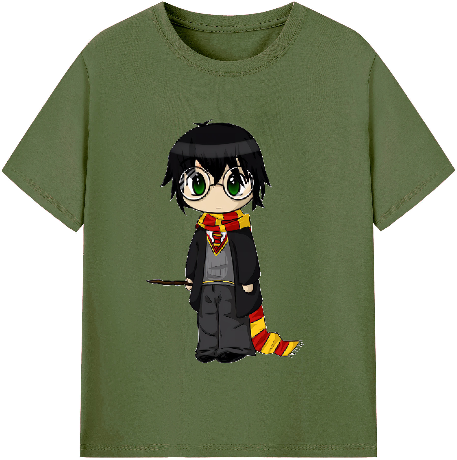 （画像用） Harry Potter ハリー・ポッターシリーズ 綿100％半袖Tシャツ（フロントプリント）